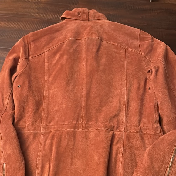 Twiggy London Brown Suede Jacket in Size Sm - Picture 5 of 7